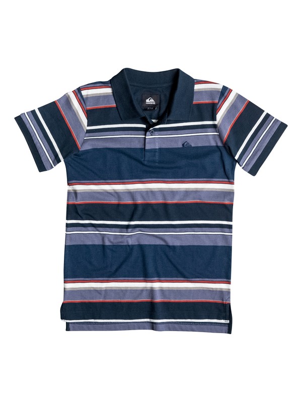 quiksilver, Boys 8-16 Decay Stripe Polo Shirt, Navy Blazer - Solid (byj0) 0 Boys 8-16 Decay Stripe Polo Shirt 40664006 Quiksilver