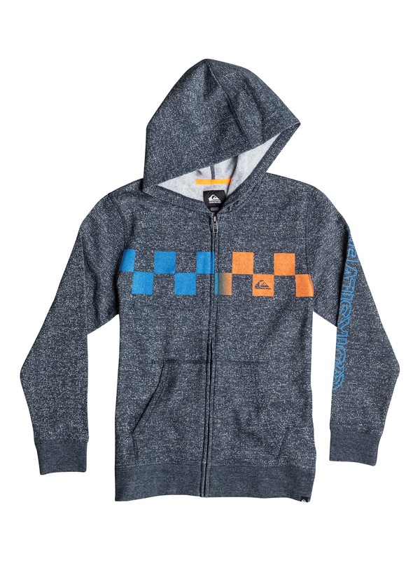 quiksilver, Boys 8-16 Checked Out Marled Zip Sweatshirt, Navy Blazer - Solid (byj0) 0 Boys 8-16 Checked Out Marled Zip Sweatshirt 40664040 Quiksilver
