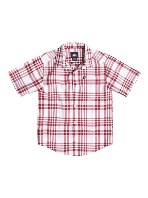 quiksilver, Boys 8-16 Pat Pack Short Sleeve Shirt, Rosewood - Solid (rra0) 0 Boys 8-16 Pat Pack Short Sleeve Shirt 40664049 Quiksilver