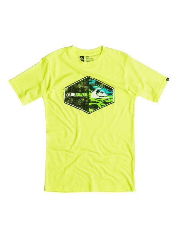 quiksilver, Boys 8-16 Sided Tee, Vibrant Yellow-h (yhgh) 0 Boys 8-16 Sided Tee 40664065 Quiksilver