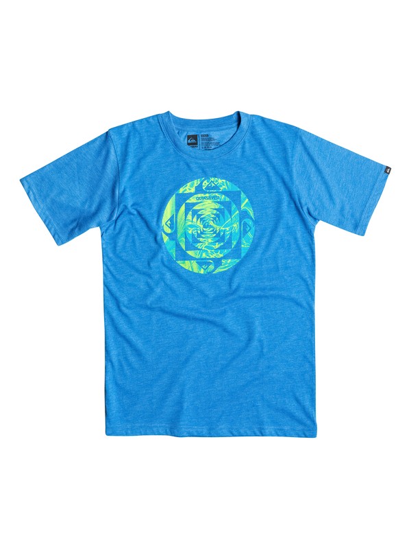 quiksilver, Boys 8-16 Acid Oil Tee, Victoria Blue-h (bqnh) 0 Boys 8-16 Acid Oil Tee 40664072 Quiksilver