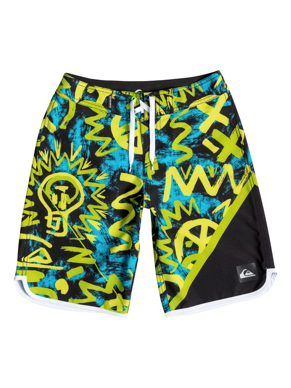 quiksilver, Boys 8-16 New Wave Cave Rave Boardshorts, BLACK (kvj0) 0 Boys 8-16 New Wave Cave Rave Boardshorts 40665015 Quiksilver