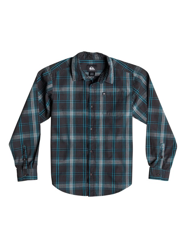 quiksilver, Baby Zapped Stripe Long Sleeve Shirt, Dark Shadow (krp0) 0 Baby Zapped Stripe Long Sleeve Shirt 40674033 Quiksilver