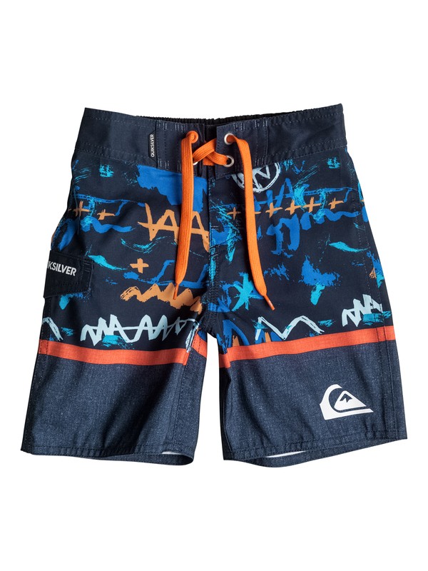 quiksilver, Baby Remix Boardshorts, Navy Blazer - Solid (byj0) 0 Baby Remix Boardshorts 40675020 Quiksilver