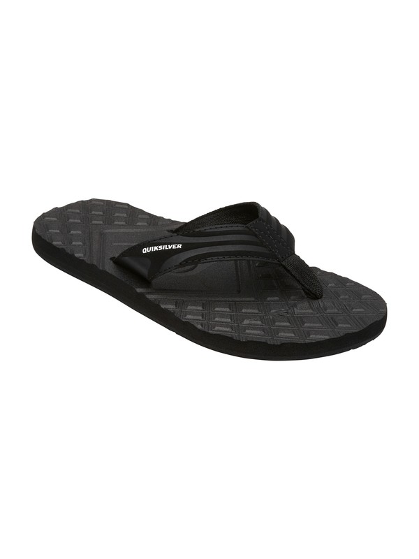 quiksilver, Monkey Texture Sandal, BLACK (blk) 0 Monkey Texture Sandal 857416 Quiksilver
