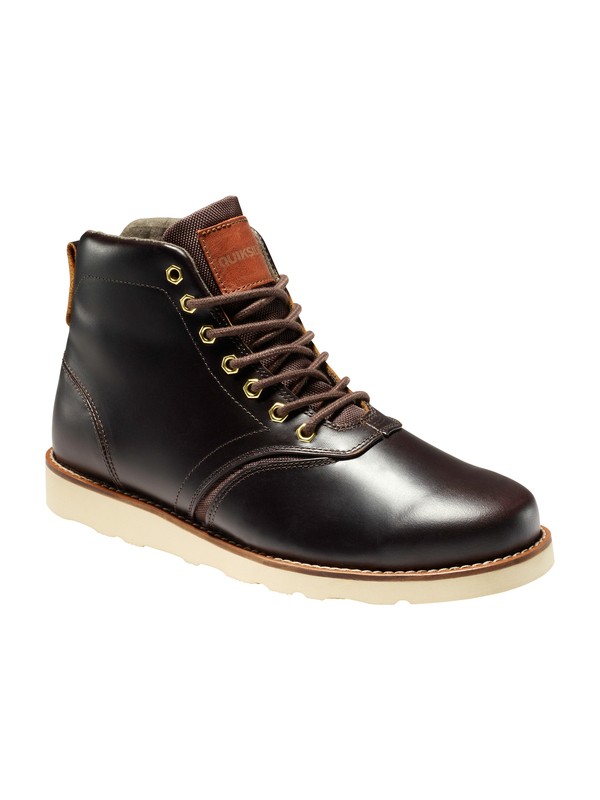 quiksilver, BISHOP VIBRAM, DARK BROWN (dbr) 0 BISHOP VIBRAM 867213 Quiksilver