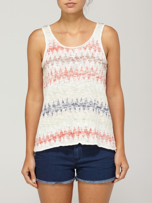 quiksilver, QSW Wave Crest Tank, WAVE CREST ZIG ZAG (mul) 0 QSW Wave Crest Tank 874133 Quiksilver