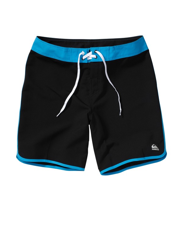 quiksilver, Boys 8-16 OG Scallop Solid Boardshorts, BLACK (kvj0) 0 Boys 8-16 OG Scallop Solid Boardshorts AQBBS00053 Quiksilver