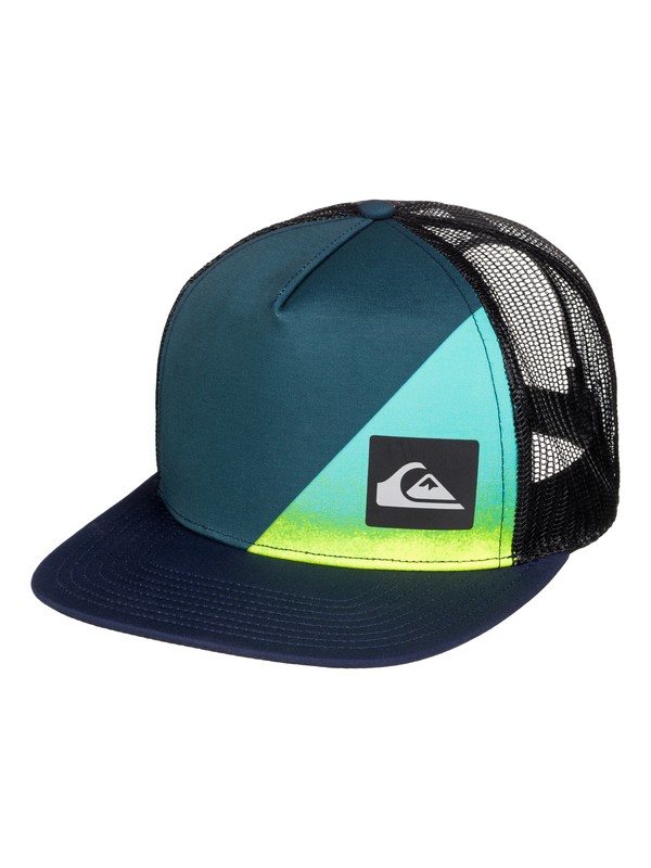 quiksilver, New Wave Comp - Gorra tipo trucker, DARK DENIM (brq0) 0 New Wave Comp - Gorra tipo trucker AQBHA03137 Quiksilver