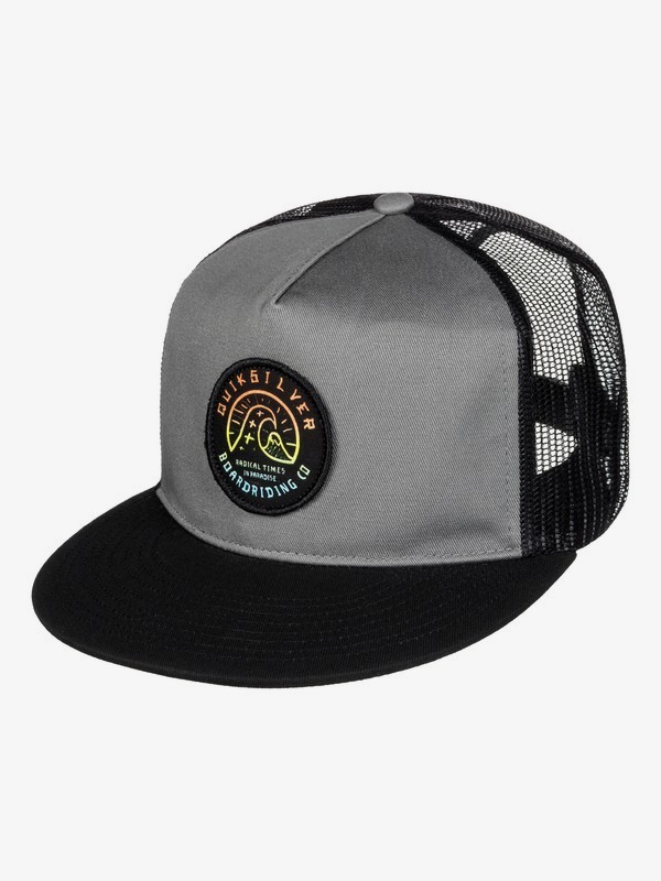 quiksilver, Concentrated - Trucker Cap, STORMY WEATHER (bzj0) 0 Concentrated - Trucker Cap AQBHA03175 Quiksilver