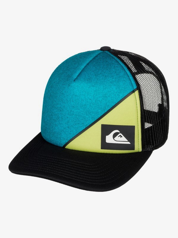 quiksilver, New Wave Fader - Casquette trucker, MOROCCAN BLUE (bsg0) 0 New Wave Fader - Casquette trucker AQBHA03222 Quiksilver