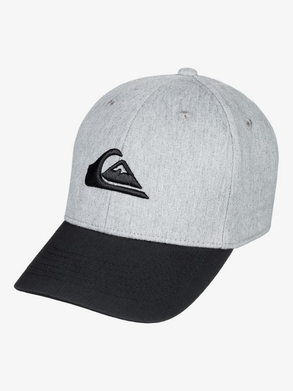 quiksilver, Boy's 8-16 Decades Snapback Hat, LIGHT GREY HEATHER (sgrh) 0 Boy's 8-16 Decades Snapback Hat Grey AQBHA03224 Quiksilver