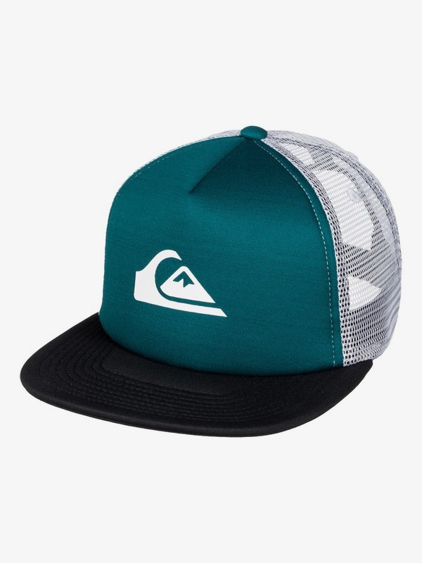 quiksilver, Snap Addict - Trucker Cap, MOROCCAN BLUE (bsg0) 0 Snap Addict - Trucker Cap AQBHA03241 Quiksilver
