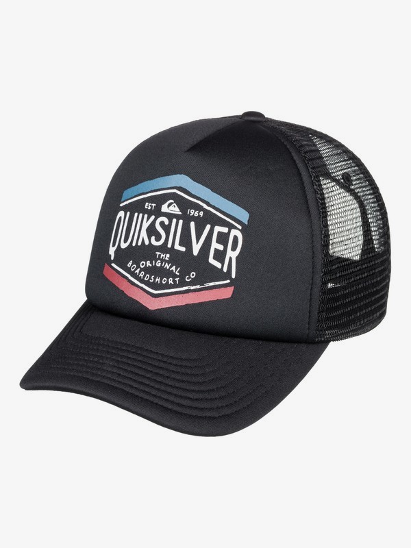 quiksilver, CROCKED OUT YOUTH, BLACK (kvj0) 0 CROCKED OUT YOUTH AQBHA03301 Quiksilver