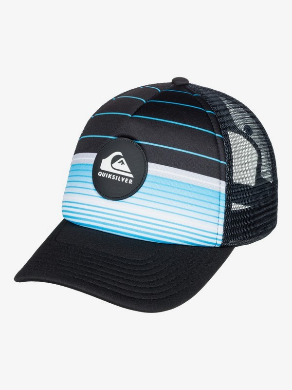 quiksilver, Boy's 8-16 Highline Swell Trucker Hat, NAVY BLAZER (byj0) 0 Boy's 8-16 Highline Swell Trucker Hat Blue AQBHA03320 Quiksilver