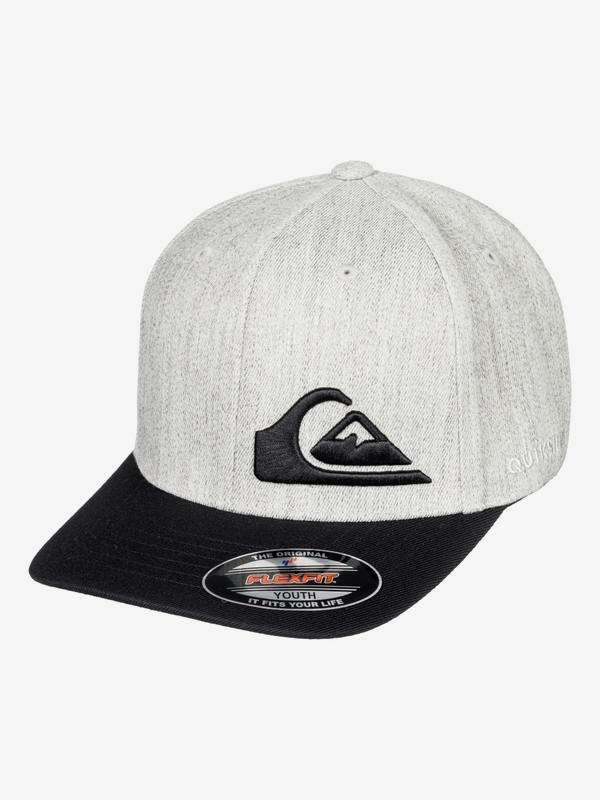 quiksilver, Boy's 8-16 Final Flexfit® Hat, MEDIUM GREY HEATHER (kpvh) 0 Boy's 8-16 Final Flexfit® Hat Black AQBHA03334 Quiksilver