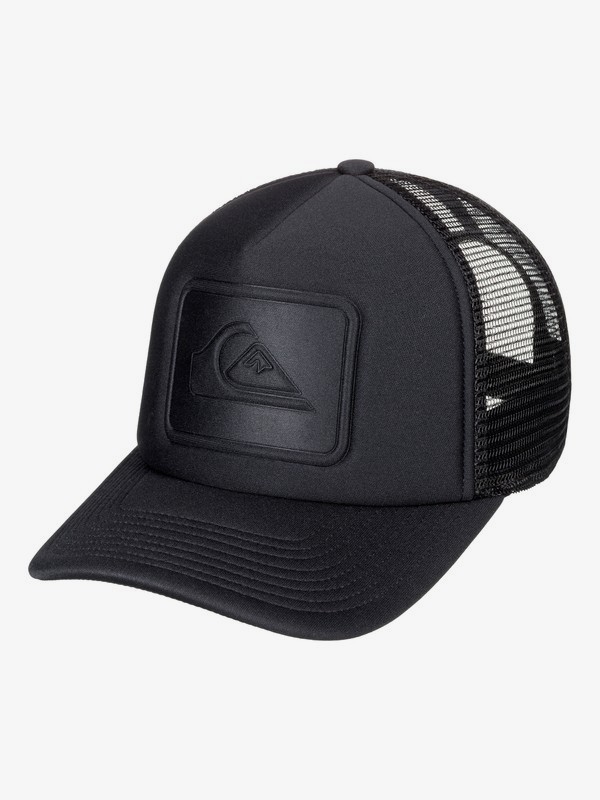 quiksilver, Squashed Banana - Gorra Trucker para Chicos 8-16, BLACK (kvj0) 0 Squashed Banana - Gorra Trucker para Chicos 8-16 Negro AQBHA03346 Quiksilver