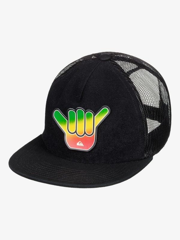 quiksilver, Swaggles - Trucker Cap for Boys 8-16, BLACK (kvj0) 0 Swaggles - Trucker Cap for Boys 8-16 Black AQBHA03349 Quiksilver