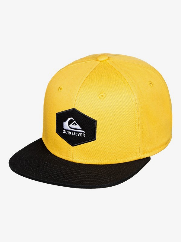 quiksilver, Boy's 8-16 Swivells Snapback Cap, SULPHUR (gjc0) 0 Boy's 8-16 Swivells Snapback Cap Green AQBHA03363 Quiksilver