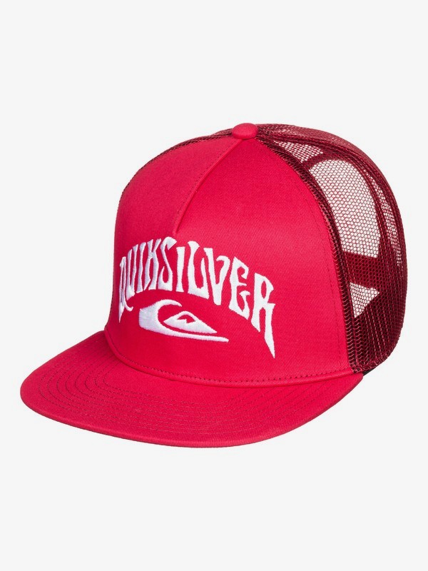 quiksilver, Playdumb Trucker Cap, HIGH RISK RED (rqc0) 0 Playdumb Trucker Cap Red AQBHA03364 Quiksilver
