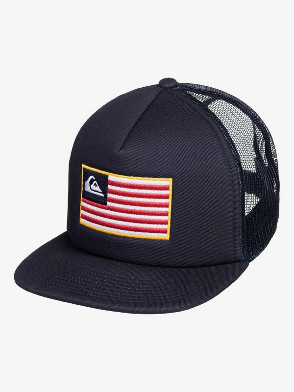 quiksilver, Butter Bill Trucker Cap, NAVY BLAZER (byj0) 0 Butter Bill Trucker Cap Blue AQBHA03365 Quiksilver