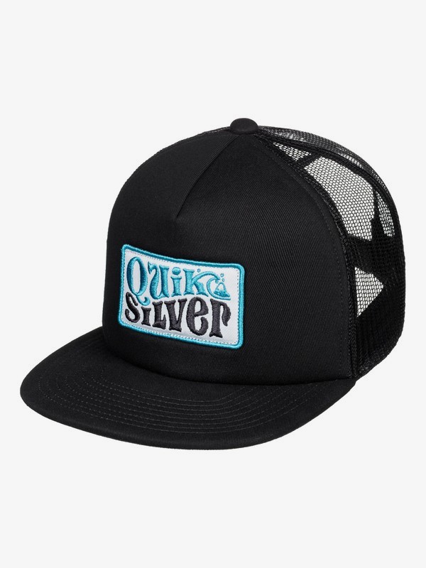 quiksilver, Boy's 8-16 Butter Bill Trucker Cap, BLACK (kvj0) 0 Boy's 8-16 Butter Bill Trucker Cap Black AQBHA03365 Quiksilver