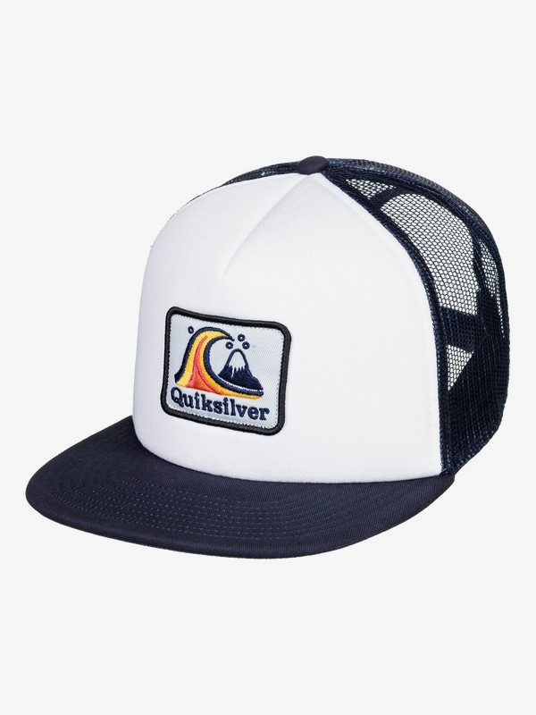 quiksilver, Boy's 8-16 Butter Bill Trucker Cap, WHITE (wbb0) 0 Boy's 8-16 Butter Bill Trucker Cap White AQBHA03365 Quiksilver