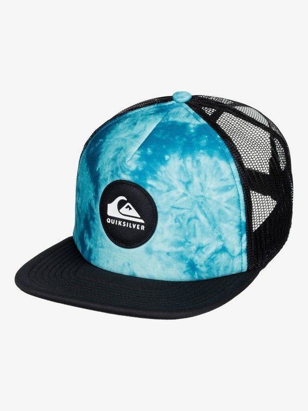 quiksilver, Fazers Trucker Cap, TURQUOISE (bly0) 0 Fazers Trucker Cap Blue AQBHA03366 Quiksilver