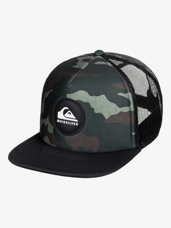 quiksilver, Fazers Trucker Cap, CAMO (gra0) 0 Fazers Trucker Cap Green AQBHA03366 Quiksilver