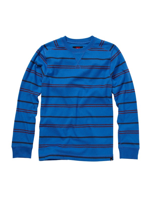 quiksilver, Boys 8-16 Snit Stripe Sweater, PORT BLUE (bqr3) 0 Boys 8-16 Snit Stripe Sweater AQBKT00041 Quiksilver