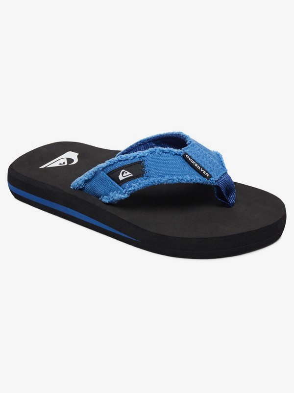 quiksilver, Boy's 8-16 Monkey Abyss Sandals, BLUE/BLACK/BLUE (xbkb) 0 Boy's 8-16 Monkey Abyss Sandals Blue AQBL100010 Quiksilver