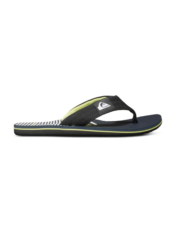quiksilver, Molokai Layback - Chanclas, BLACK/BLUE/WHITE (xkbw) 0 Molokai Layback - Chanclas AQBL100011 Quiksilver