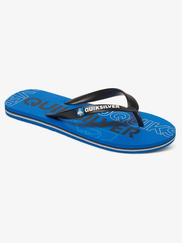 quiksilver, Molokai Nitro - Flip-Flops, BLACK/BLUE/BLACK (xkbk) 0 Molokai Nitro - Flip-Flops Black AQBL100015 Quiksilver