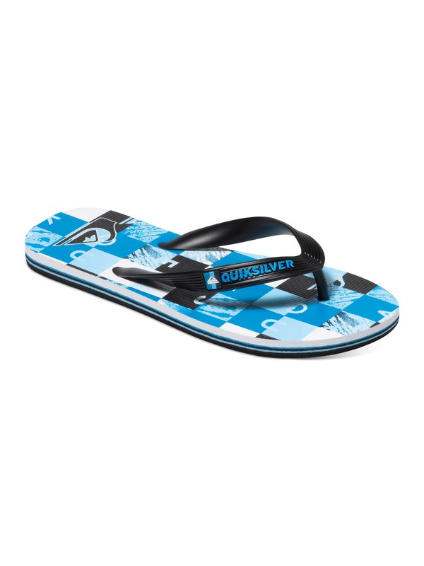 quiksilver, Molokai Check Remix - Tongs, BLACK/BLUE/WHITE (xkbw) 0 Molokai Check Remix - Tongs AQBL100096 Quiksilver