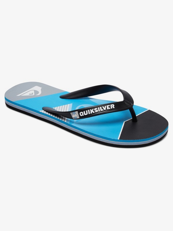 quiksilver, Molokai Slash Fade Logo - Sandalen für Jungen, BLACK/BLUE/GREY (xkbs) 0 Molokai Slash Fade Logo - Sandalen für Jungen Schwarz AQBL100264 Quiksilver