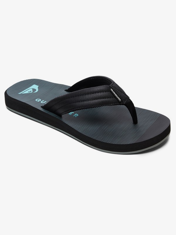 quiksilver, Carver Print Sandals, BLACK/BLUE/BLACK (xkbk) 0 Carver Print Sandals Black AQBL100269 Quiksilver