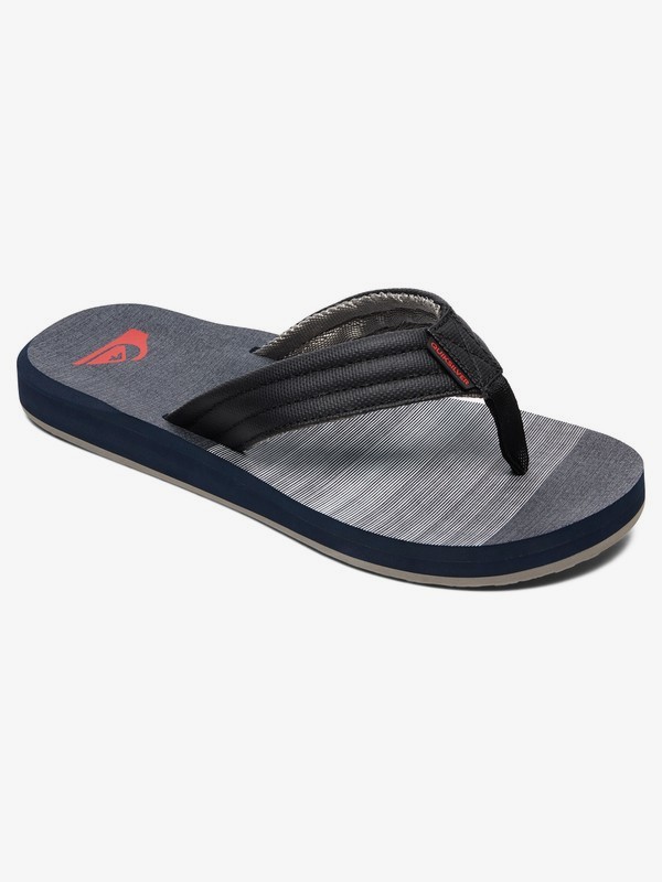 quiksilver, Carver Print Sandals, BLACK/BLUE/RED (xkbr) 0 Carver Print Sandals Black AQBL100269 Quiksilver