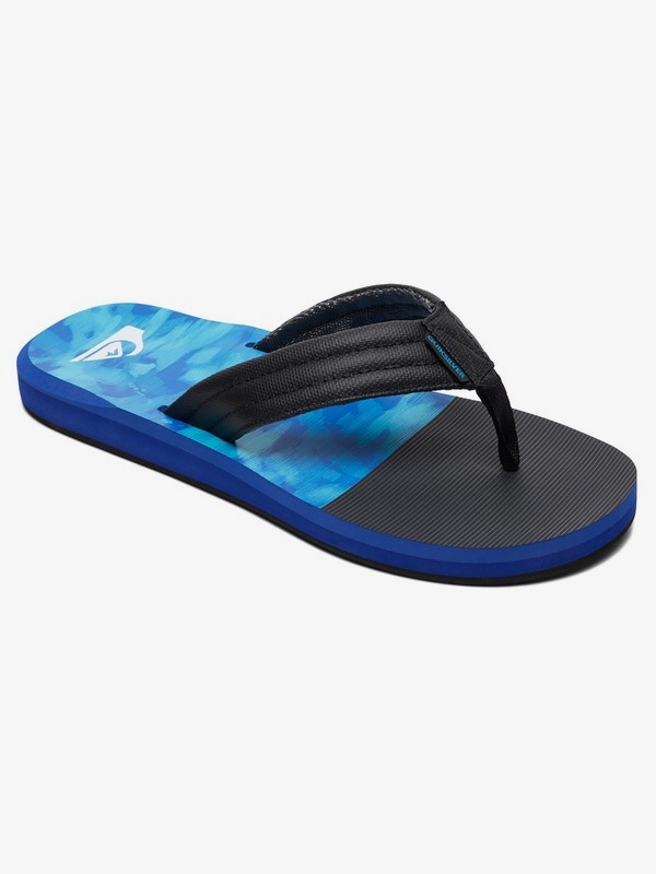 quiksilver, Carver Print Sandals, BLACK/BLUE/GREY (xkbs) 0 Carver Print Sandals Black AQBL100269 Quiksilver