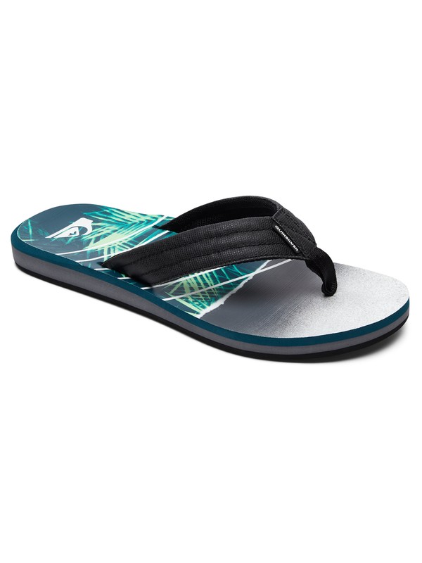 quiksilver, Carver Print Sandals, BLACK/GREEN/GREY (xkgs) 0 Carver Print Sandals Black AQBL100269 Quiksilver