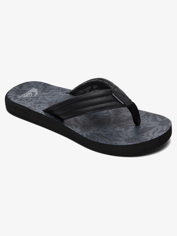 quiksilver, Carver Print Sandals, BLACK/GREY/BLACK (xksk) 0 Carver Print Sandals Black AQBL100269 Quiksilver