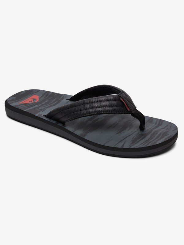 quiksilver, Carver Print Sandals, BLACK/GREY/GREY (xkss) 0 Carver Print Sandals Black AQBL100269 Quiksilver