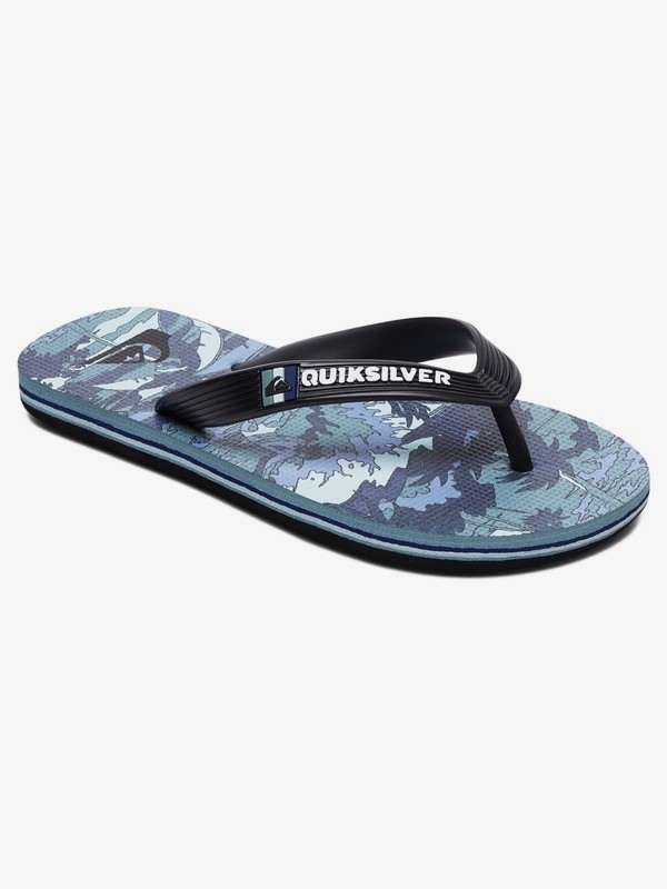 quiksilver, Molokai Feelin Fine - Flip-Flops for Boys, BLACK/BLUE/BLUE (xkbb) 0 Molokai Feelin Fine - Flip-Flops for Boys Black AQBL100365 Quiksilver