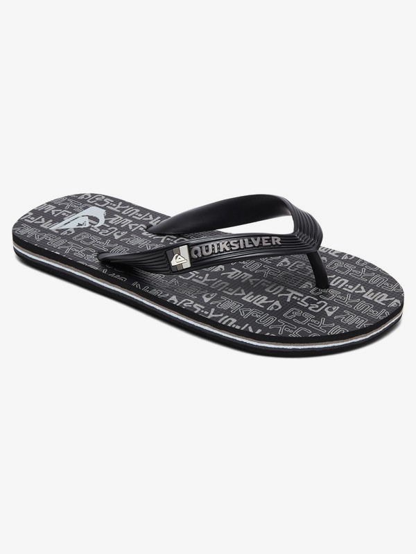 quiksilver black flip flops