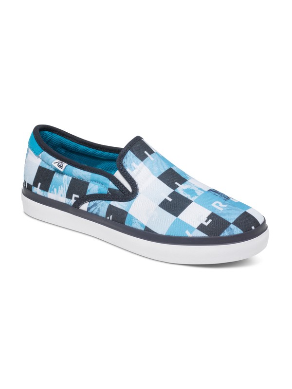 quiksilver, Shorebreak - Chaussures Slip-On, BLUE/BLACK/WHITE (xbkw) 0 Shorebreak - Chaussures Slip-On AQBS300019 Quiksilver