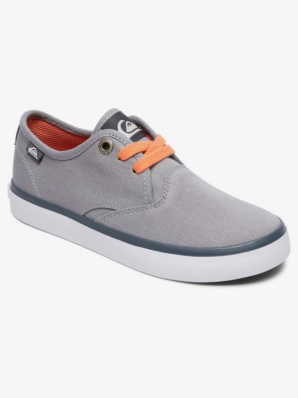quiksilver, Кеды Shorebreak, GREY/GREY/WHITE (xssw) 0 Кеды Shorebreak Серый AQBS300030 Quiksilver