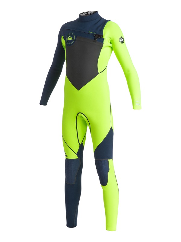 quiksilver, AG47 Performance 3/2mm - Muta con zip sul petto, F. LIME/ INK BLUE (xggk) 0 AG47 Performance 3/2mm - Muta con zip sul petto AQBW103014 Quiksilver