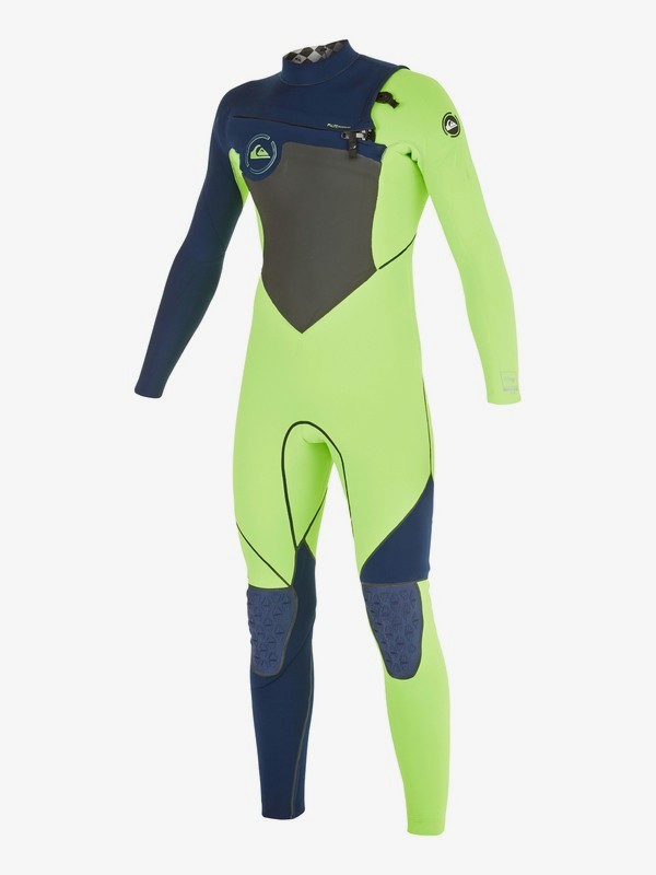 quiksilver, AG47 Performance 4/3mm - Combinaison zip poitrine, F. LIME/ INK BLUE (xggk) 0 AG47 Performance 4/3mm - Combinaison zip poitrine AQBW103020 Quiksilver