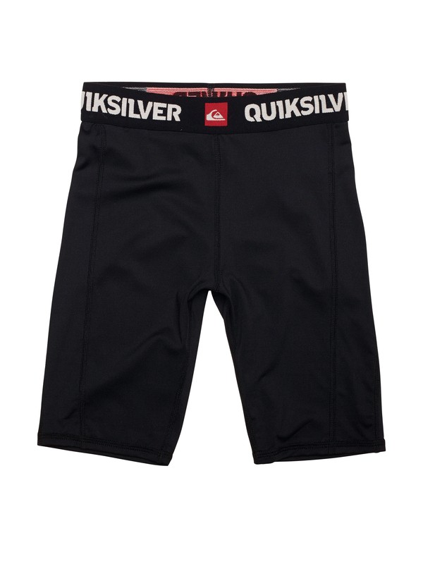 quiksilver, RASHIE SHORT BOY, BLACK (kvd0) 0 RASHIE SHORT BOY AQBWH00000 Quiksilver