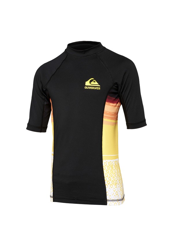 quiksilver, REPEATER SS BOYS, BLACK YELLOW (bky) 0 REPEATER SS BOYS AQBWR00017 Quiksilver