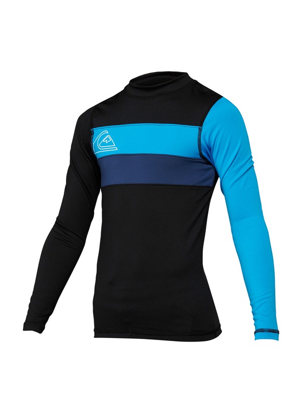 quiksilver, NO FRILLS LS BOYS, BLACK (blk) 0 NO FRILLS LS BOYS AQBWR00020 Quiksilver